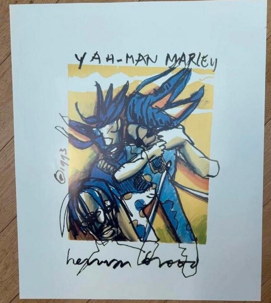 Herman Brood pop serie 2  (4 Litho's), Ophalen of Verzenden