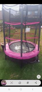 Mini Trampoline met Net - Gebruikte Staat, Ophalen of Verzenden, Gebruikt