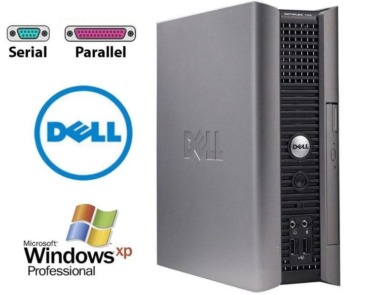 Dell Optiplex 760 usff Windows XP seriële & parallelle poort, Computers en Software, Desktop Pc's, Gebruikt, 2 tot 3 Ghz, HDD