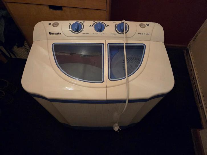 Tectake mini wasmachine, Witgoed en Apparatuur, Wasmachines, Gebruikt, Bovenlader, 4 tot 6 kg, Minder dan 85 cm, Minder dan 1200 toeren