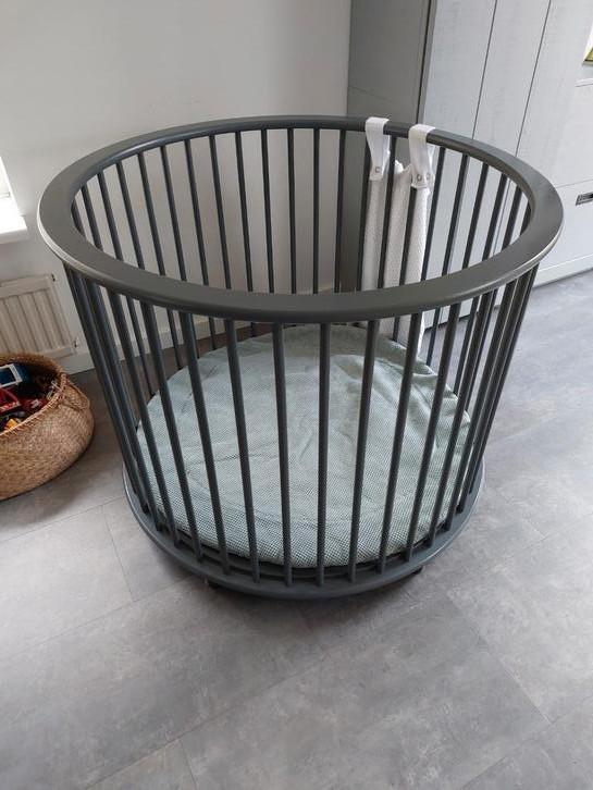 Grijze Bopita Rondo box, Kinderen en Baby's, Boxen, Gebruikt, Boxkleed, Ophalen