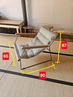 Designer Lounge chair. Industrial, Huis en Inrichting, Banken | Bankstellen, Ophalen, Zo goed als nieuw, Minder dan 150 cm