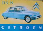 Blikken bord Citroën DS 19, Ophalen of Verzenden, Zo goed als nieuw, Auto's