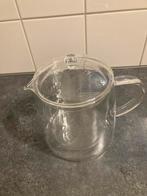 Dubbelwandig theepot groot, Huis en Inrichting, Ophalen of Verzenden, Zo goed als nieuw, Overige materialen, Pot, Bus of Blik