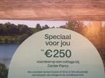 Center Parcs vakantiebon, Tickets en Kaartjes, Drie personen of meer, Kortingsbon, Bungalowpark