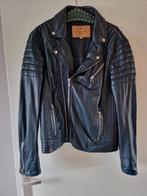 Goosecraft leren bikersjas, Ophalen of Verzenden, Zo goed als nieuw, Maat 56/58 (XL), Blauw