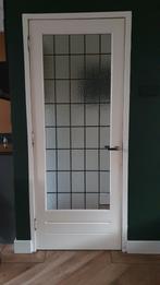 Glas in Lood Binnendeur - 208x82 cm, Doe-het-zelf en Verbouw, Deuren en Horren, Ophalen