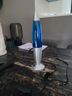 Blauw/zilver lavalamp - zo goed als nieuw!, Huis en Inrichting, Lampen | Vloerlampen, Ophalen of Verzenden, Zo goed als nieuw
