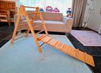 Houten klimrek met glijbaan, Ophalen of Verzenden, Zo goed als nieuw