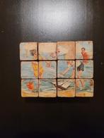 Antieke Litho Blokpuzzel Kinderen, Ophalen of Verzenden