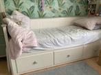 Hemnes ikea bed. Uitschuifbaar tot 2 persoons., Huis en Inrichting, Slaapkamer | Bedden, Ophalen, Eenpersoons, Wit, 80 cm