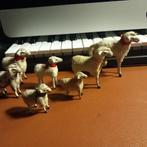 Vintage Schaapjes Kerststal Figuren, Ophalen of Verzenden, Gebruikt