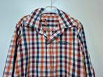 C&A CHIPS & CHEPS oranje / wit / blauw / rood geruit hemd, Kinderen en Baby's, Kinderkleding | Maat 152, Gebruikt, C&A, Overhemd of Blouse