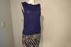 Marccain jurkje tuniek paars animal print onder Nieuw N3, Maat 38/40 (M), Verzenden, Paars, Nieuw