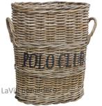 Paraplumand van riet Poloclub, Huis en Inrichting, Woonaccessoires | Schalen en Manden, Verzenden, Nieuw, Rechthoekig, Riet