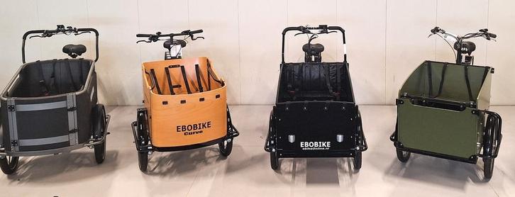 Elektrische bakfietsen NIEUW en Gebruikt met GARANTIE, Fietsen en Brommers, Fietsen | Driewielers, Nieuw, Duwstang, Verstelbare zitting