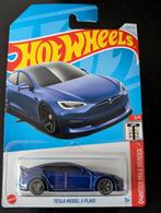 Hot Wheels Tesla model S Plaid met #Error (2024) - Long card, Ophalen of Verzenden, Nieuw, Auto