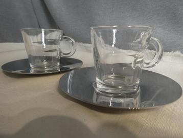 Nespresso Espresso VIEW kopjes met schoteltje 2 x beschikbaar voor biedingen