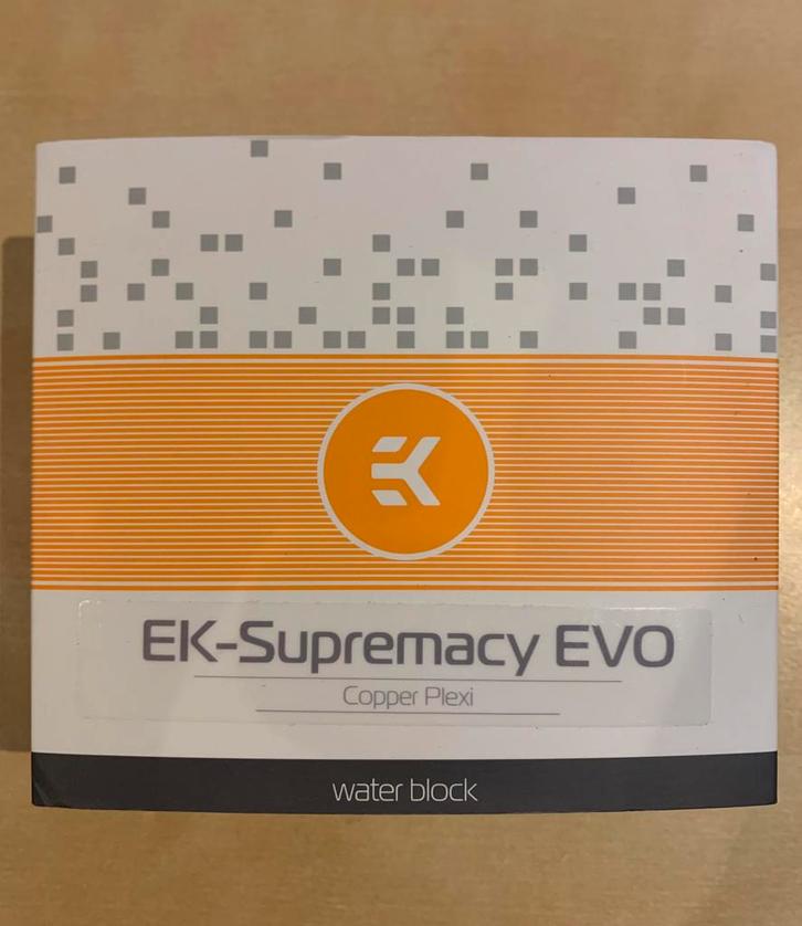 EK-Supremacy EVO Copper Plexi Waterblok, Computers en Software, Overige Computers en Software, Zo goed als nieuw, Ophalen of Verzenden