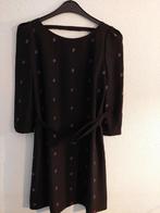 Jurk kniel.86cm Claudie Pierlot 36 blauw viscose 1xgedragen., Blauw, Claudie Pierlot, Nieuw, Ophalen of Verzenden