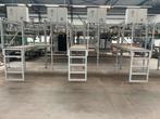5 bordessen geklemd aan machine frame zgan teab, Ophalen of Verzenden, Zo goed als nieuw