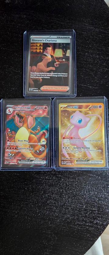 Pokémon 151 Set: Mew ex, Charizard ex, Giovanni beschikbaar voor biedingen