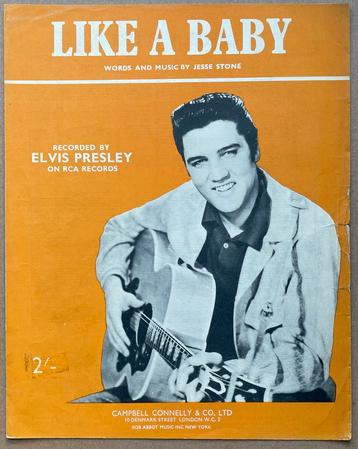 Diverse originele bladmuziek Elvis Presley (1957-68)