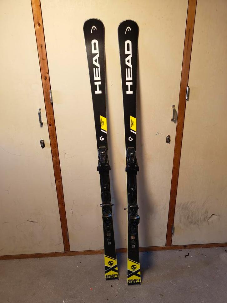 Head Worldcup Rebels iRace RP EVO 14 bk/nyw - 180cm, Sport en Fitness, Skiën en Langlaufen, Gebruikt, Ski's, Skiën, Head, 160 tot 180 cm