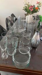 Vaazen alles €15, Huis en Inrichting, Woonaccessoires | Vazen, Ophalen, Zo goed als nieuw, Glas, Minder dan 50 cm
