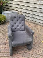 Te koop antracietkleurige verrijdbare fauteuil., Ophalen, Minder dan 75 cm, Zo goed als nieuw, Stof