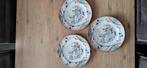 Chinese borden drie stuks, Antiek en Kunst, Antiek | Servies compleet, Ophalen of Verzenden