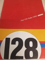 Jaren 70 FIAT 128 Rally 1300 folder Nederlands mooie uitgave, Boeken, Auto's | Folders en Tijdschriften, Ophalen of Verzenden