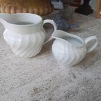 2 Antieke Engelse ironstone kannen, 13 & 10 cm, Ophalen of Verzenden