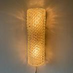 OPRUIMINGJaren 60 70 wandlamp metalen houder met kristalglas, Huis en Inrichting, Lampen | Wandlampen, Gebruikt, RZB, Glashutte