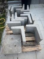 40 x L-element 50x40x40x8 grijs | Nieuw | 11 stuks, Tuin en Terras, Tegels en Klinkers, Ophalen, Overige typen, Nieuw, 10 m² of meer