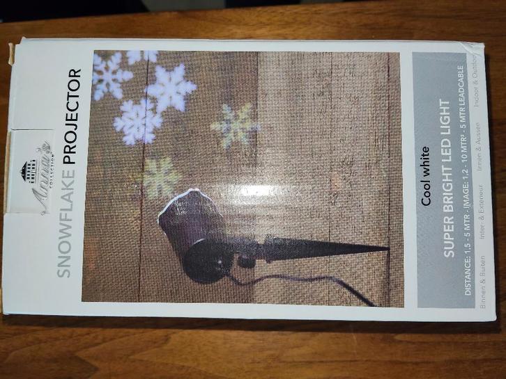 Sneeuwvlokken projector, Diversen, Kerst, Zo goed als nieuw, Ophalen of Verzenden