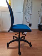 IKEA Bureaustoel Vilgot zwart/blauw, Huis en Inrichting, Bureaustoelen, Ophalen of Verzenden, Zo goed als nieuw, Zwart