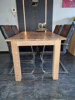 4x Henders & Hazel, Huis en Inrichting, Ophalen, Gebruikt, Zwart, Leer