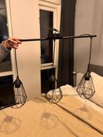 Industriële lampen 3, Huis en Inrichting, Lampen | Hanglampen, Ophalen, Zo goed als nieuw, Metaal, Minder dan 50 cm