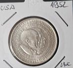 half dollar 1952 Amerika, Verzenden, Noord-Amerika, Losse munt, Zilver