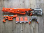 Nerf set: Raptor strike & Falcon Fire blaster, Ophalen of Verzenden, Zo goed als nieuw