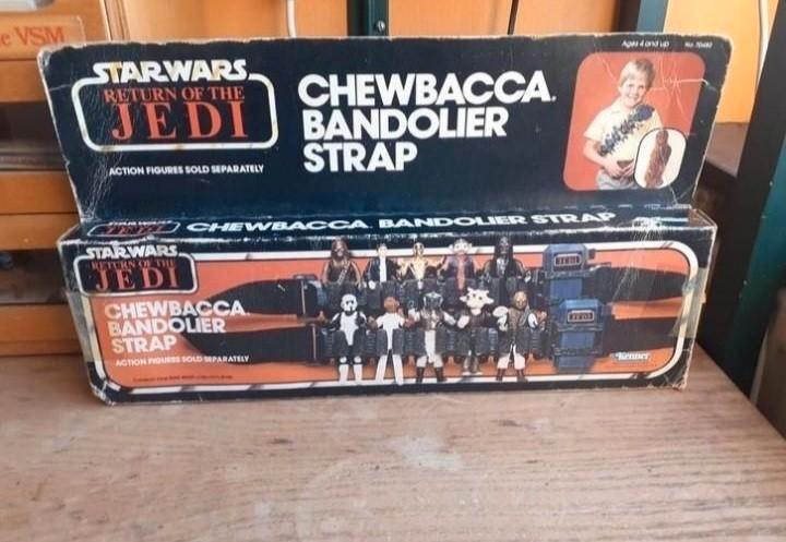 Star wars vintage Chewbacca bandolier strap doos leeg 1983, Verzamelen, Star Wars, Gebruikt, Ophalen of Verzenden