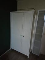 Witte Hemnes kledingkast van IKEA, Huis en Inrichting, Kasten | Kledingkasten, Ophalen, 100 tot 150 cm, Met hangruimte, Zo goed als nieuw