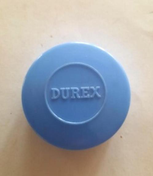Durex Olivetti doosje typelint zwart zijde, Antiek en Kunst, Curiosa en Brocante, Ophalen