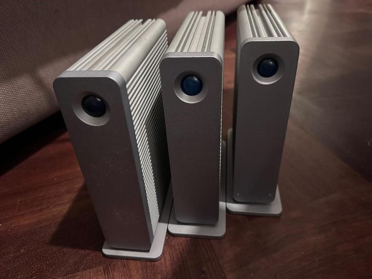 Lacie externe HD 500GB 3x, Computers en Software, Harde schijven, Gebruikt, Desktop, Extern, HDD, USB, Ophalen