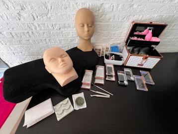 Compleet wimper styliste pakket en allerlei spullen ZGAN beschikbaar voor biedingen