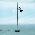 Midcentury modern vloerlamp chroom sixties floor lamp, Ophalen of Verzenden, Zo goed als nieuw, Metaal, Midmod