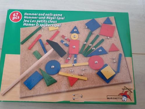 Hamertje Tik spel hamer en spijkerspel timmerspel, Kinderen en Baby's, Speelgoed | Educatief en Creatief, Zo goed als nieuw, Ophalen of Verzenden