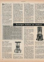 Retro reclame 1953 Esso de automaatman petroleum kachels, Verzamelen, Retro, Ophalen of Verzenden, Overige typen