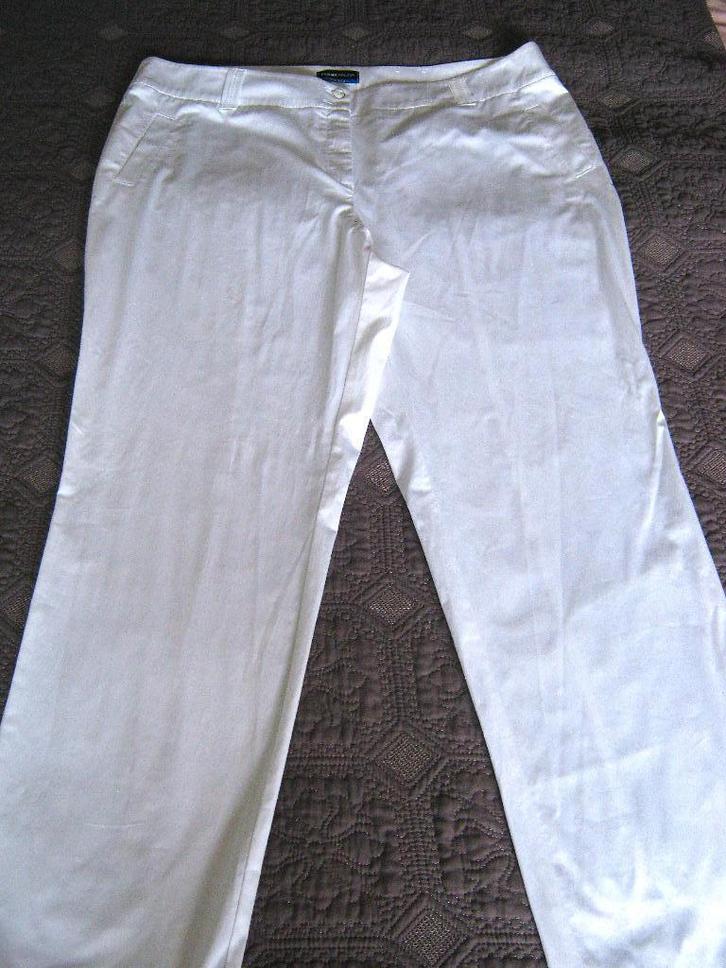 Witte broek maat 46 van Frank Walder ., Kleding | Dames, Broeken en Pantalons, Nieuw, Maat 46/48 (XL) of groter, Wit, Lang, Ophalen of Verzenden